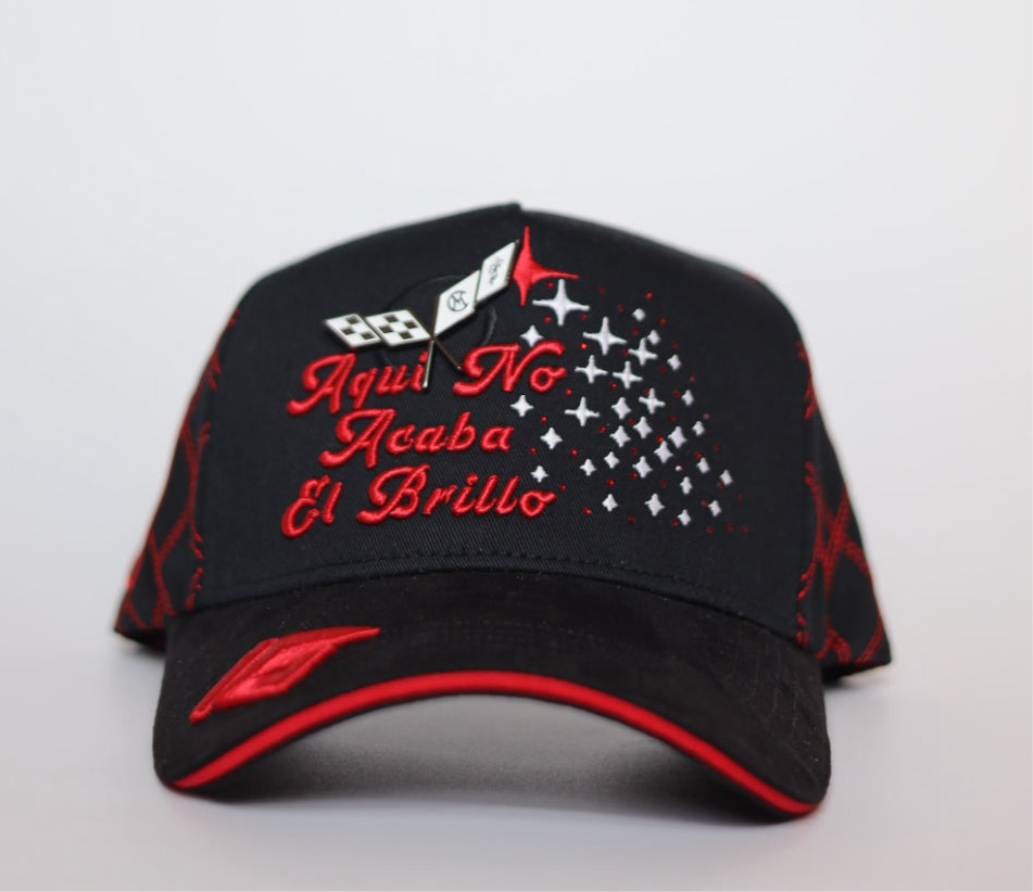 Gorra “Aqui No Acaba El Brillo” x Robertito Salas (Red)