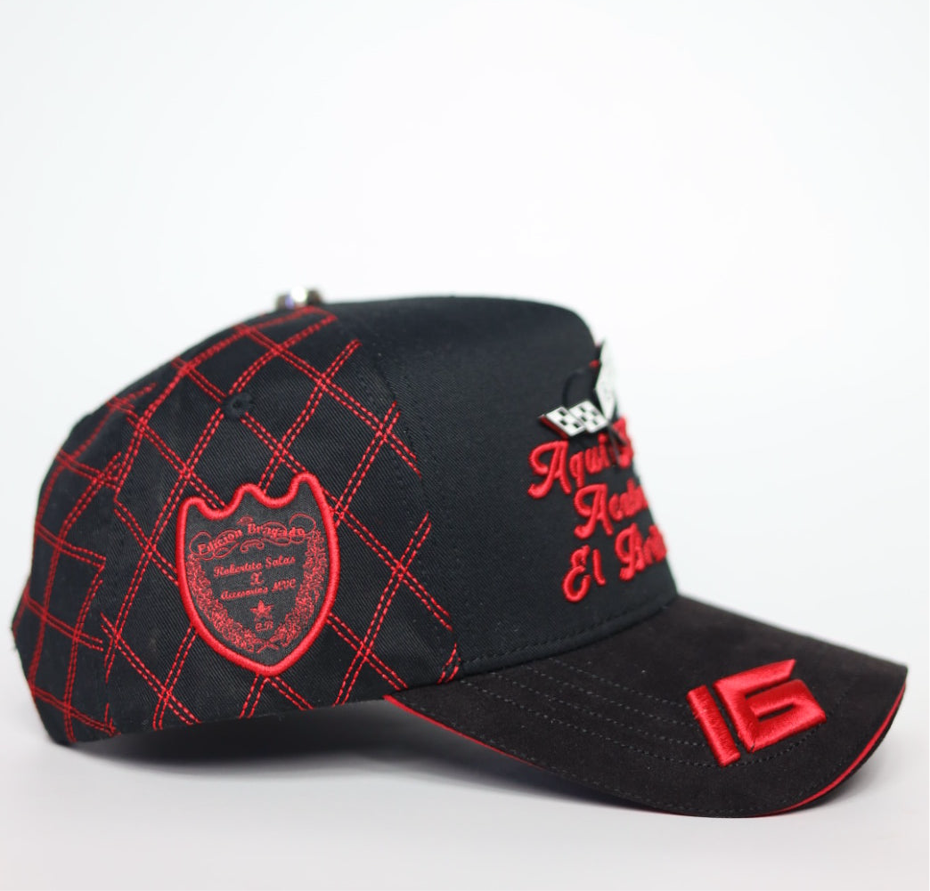 Gorra “Aqui No Acaba El Brillo” x Robertito Salas (Red)